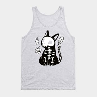 Skeleton Kitten Tank Top